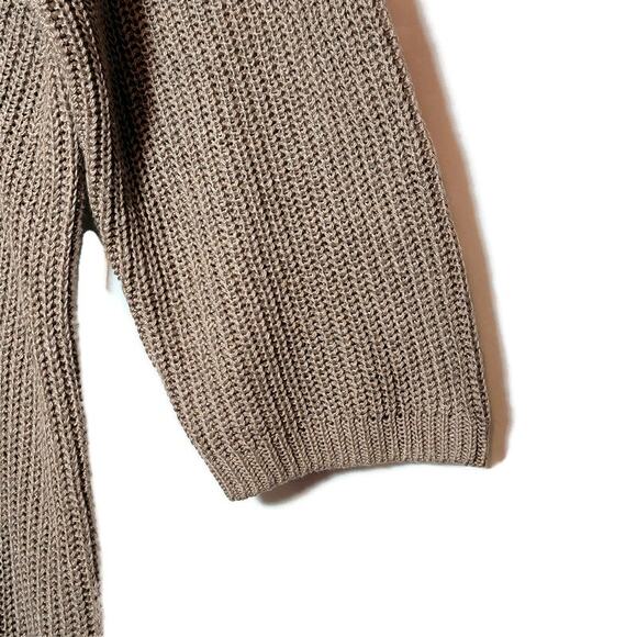 Aritzia Babaton Linen & Silk Sweater Scoop Neck 3/4 Sleeve Pullover Casual M - Picture 4 of 11